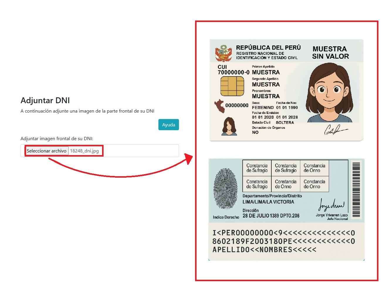 Ejemplo DNI