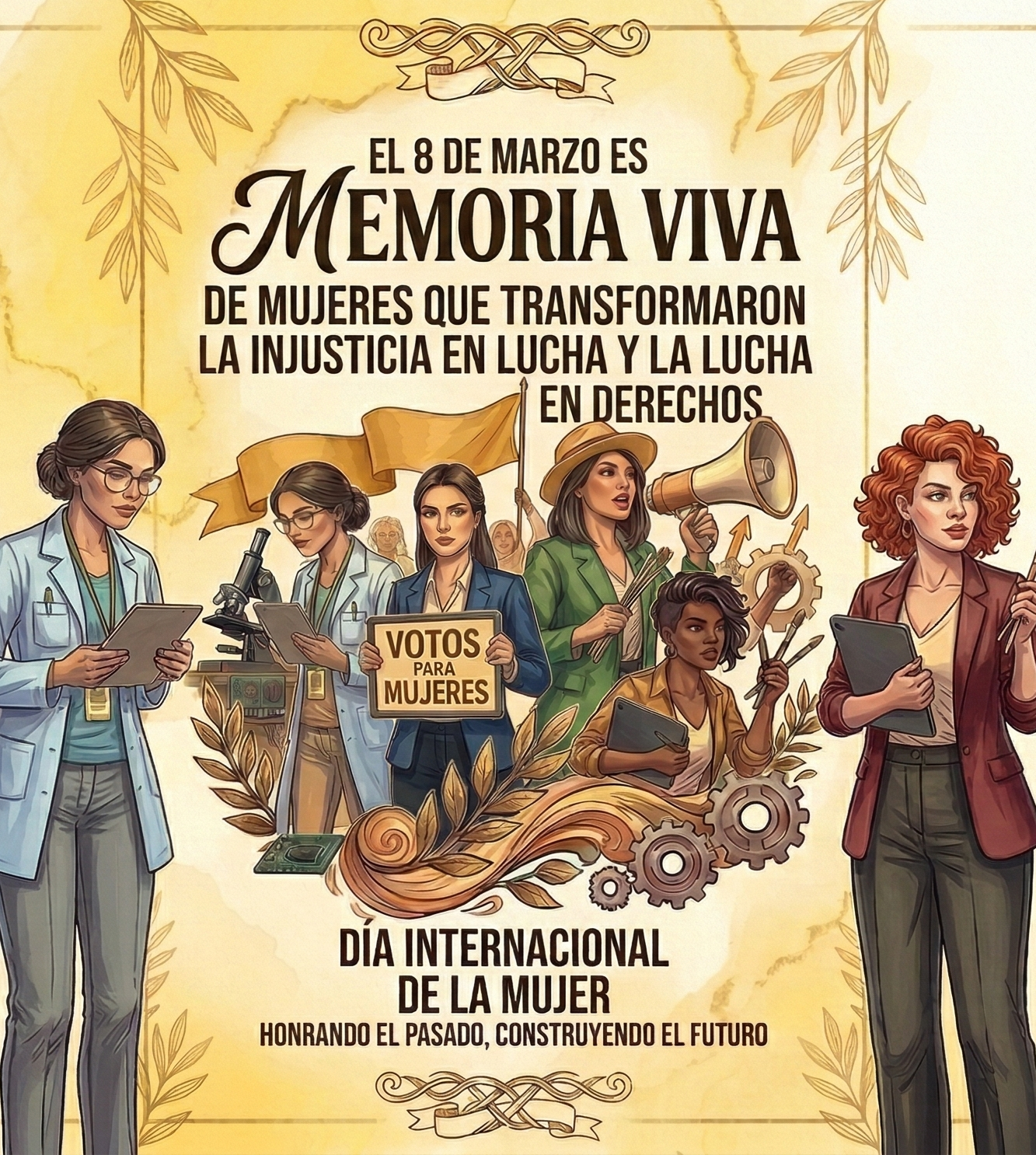 8 de marzo: memoria histórica de lucha y conquista de derechos
